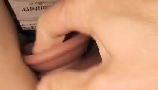 Muschi-nahaufnahme, Dildofick MILF GILF Solo