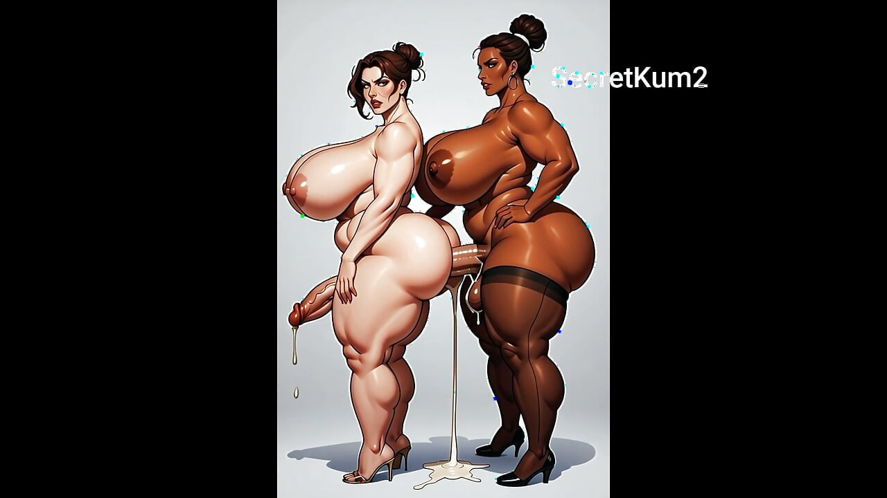 thick bitches risky anal sex in public, 2 fat shemales AI GENERATED