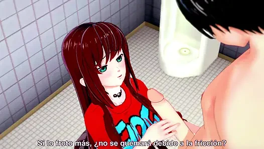 +18 pacar siswi mesum lagi asik sama pacarnya di kamar mandi - hentai