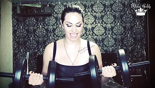 Güçlü kaslara tapma! Senin gibi zavallı ezik için spor motivasyonu!