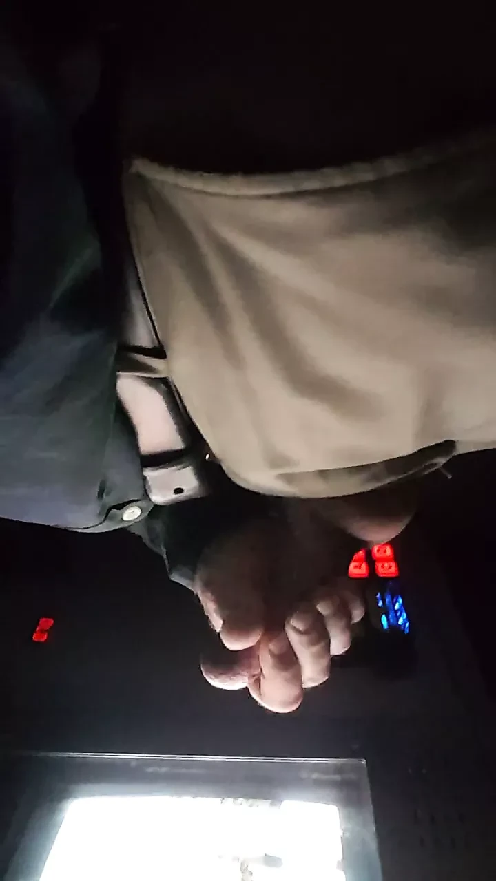 Video booth Jerk off..Big Cum shot…Gloryhole