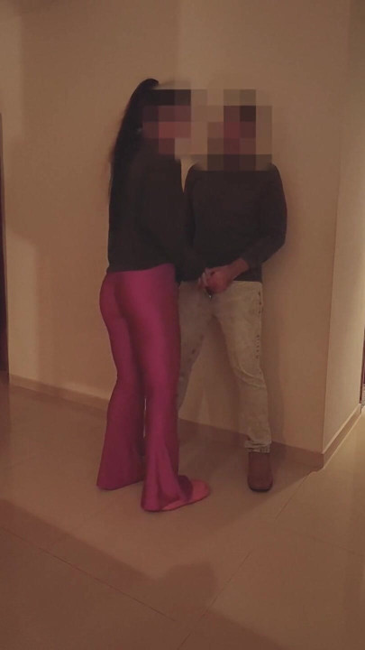 Hotwife Fucked at Building Party - Cum in Mouth | Clip 1