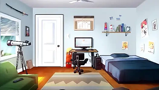 Summertime saga - Jenny had her baby. Johannes fucked Odette on the bike. Johannes fucked Roxxy