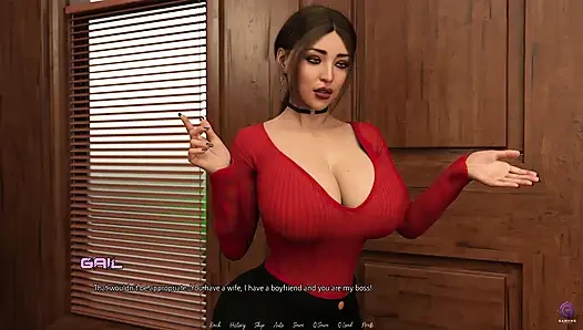 Pacar terangsang selingkuh dari pacarnya dengan bos yang sudah menikah - kantor