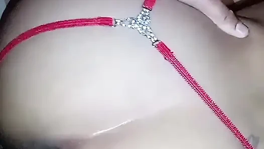 The stepaunt is embarrassed to tell the stepnephew that his ass is all his