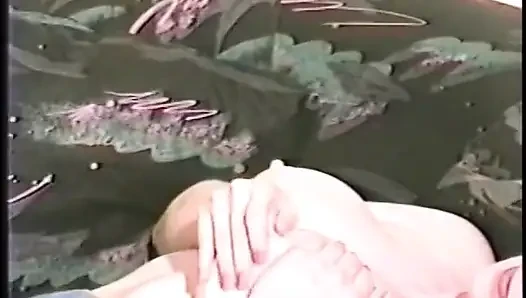 Hot girl squeezes her big nipples to squirt out milk