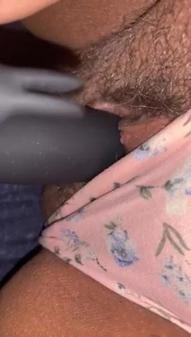 Easter panties, wet pussy