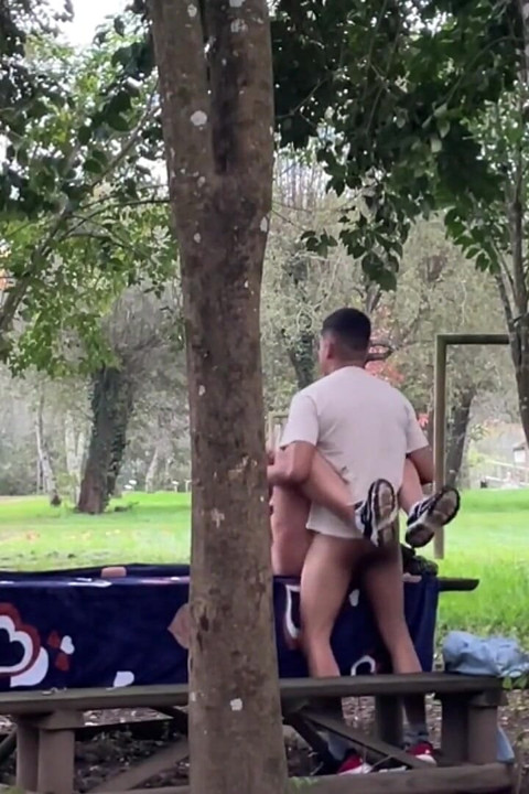 Stepmother Gets Caught Having Sex Outdoors