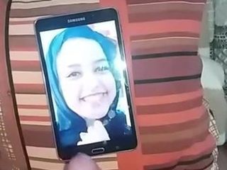Video tribute beauty smile girl in hijab
