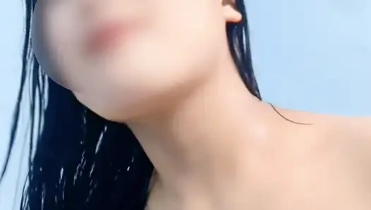 invite the neighbor's wife to take a bath together