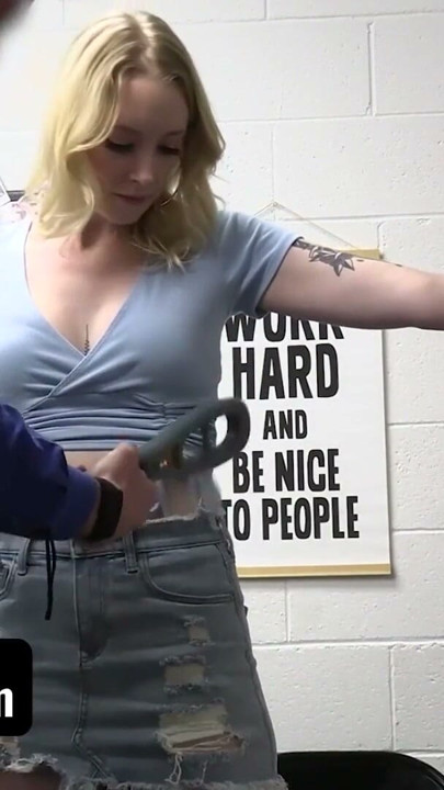 Blonde Teen Shoplifter Marilyn Johnson Gets Cavity Searched | Clip 1