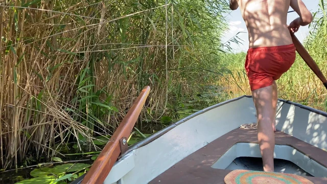 Stop Swimming and Fuck Me - Real Outdoor Sex 4K