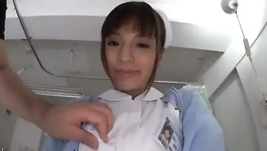 Nurse with Gentle Eyes, Blushing Smile and Rising Heat