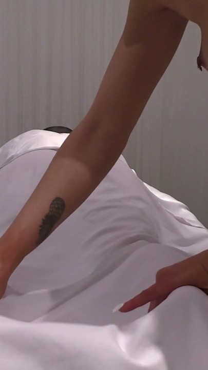 Risky Flashing by Exhibitionist Masseuse | Clip 1