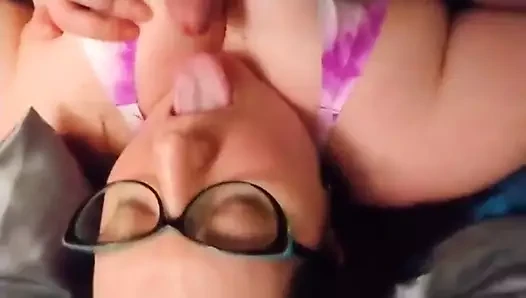 POV Titfuck  - slutty wife in sexy sports bra