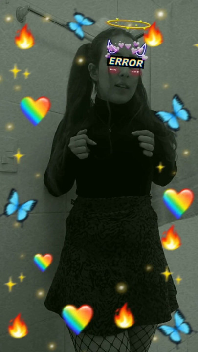 Just me so in skirts touching myself at the bathroom a bit shy and horny | Clip 1