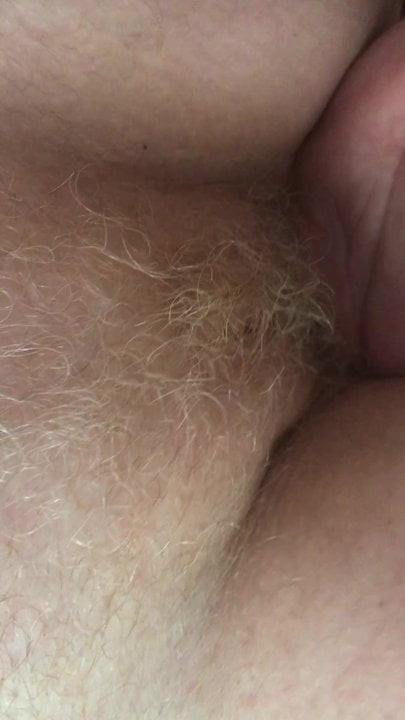 My mature redhead enjoys my fingers in her wet pussy