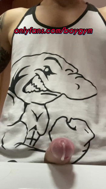 NO HANDS and NO FACE amazing CUMSHOT😈