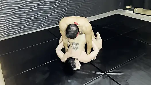 Nadia White Vs Sam Stout Sexwrestle