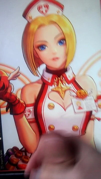 Cum Tribute - Halloween Nurse Blue Mary