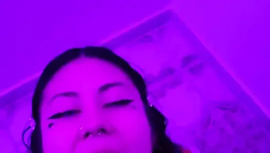 Beautiful Schoolgirl Dherlydoll Gives Me a Delicious Deepthroat Blowjob and Sloppy Cumshot in Her Mouth!