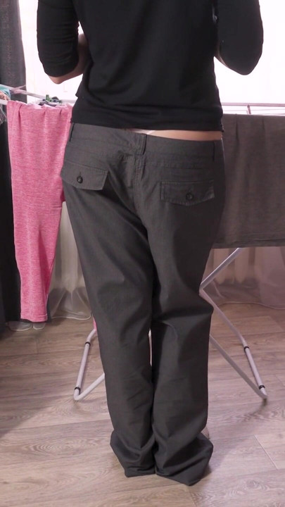 Wife's Pants Fall Down Embarrassment Fetish | Clip 1