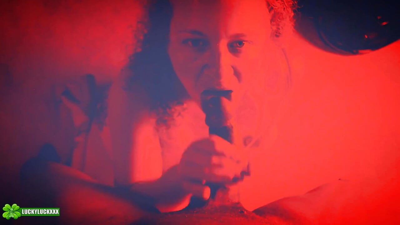 Lucky Gurl Kween Bunny B - Red Light Special POV Blowjob and Throat Fuck