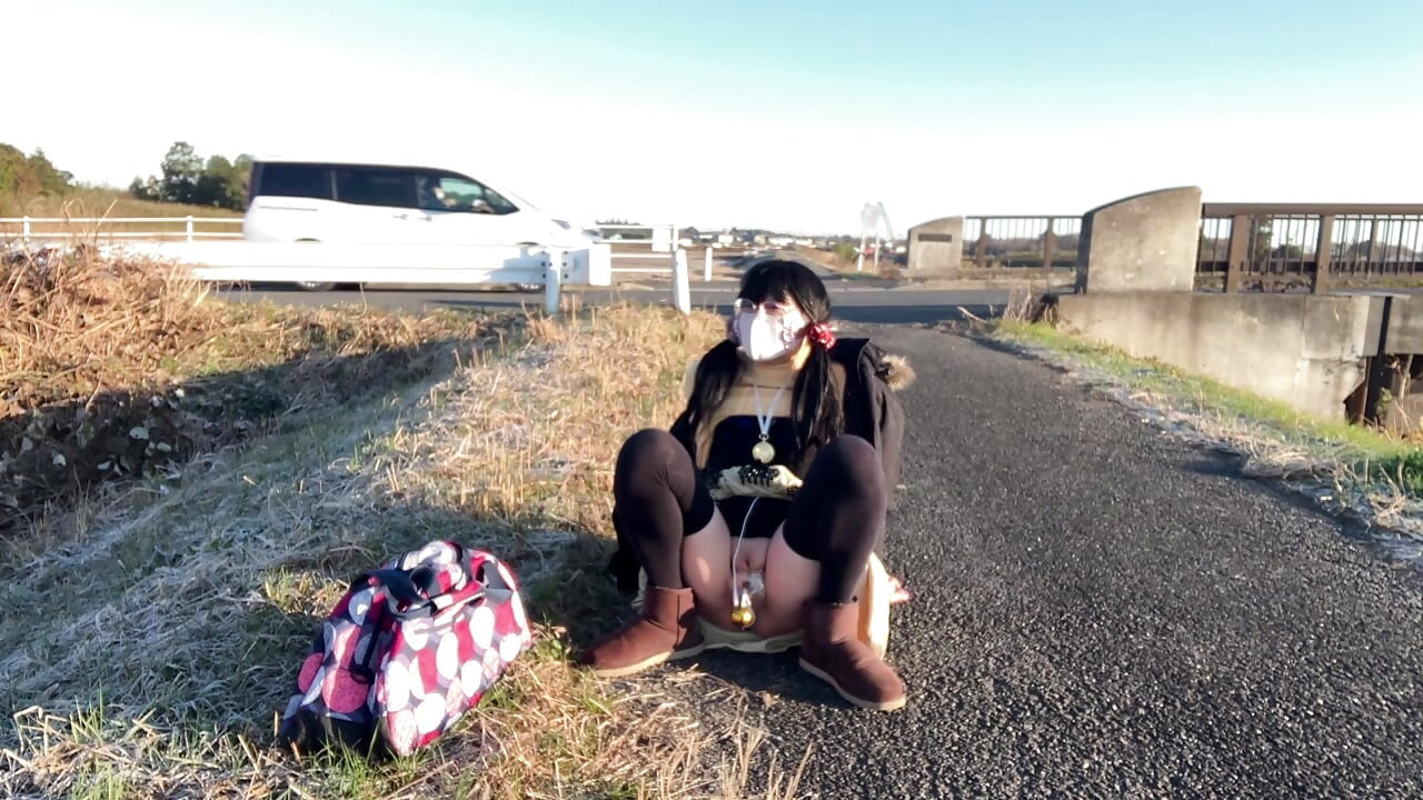 自主トレーニング No40 朝散歩で路上ファックマシーン