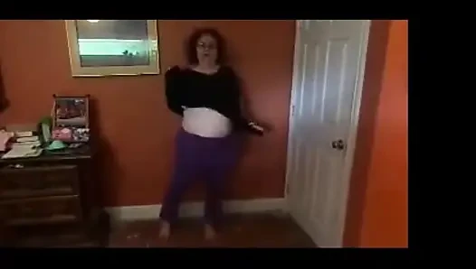Nurse Vicki playing with herself on the bed