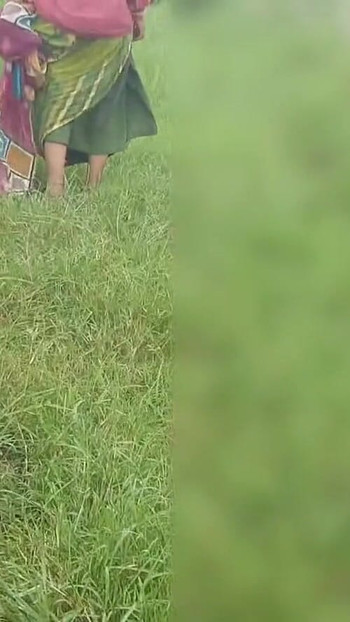 Memorable moment from "The mood of the sister-in-law who is walking in the open forest fields becomes to get rid of the"