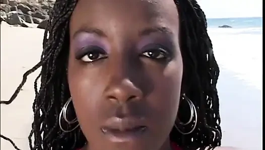Nice big facial cum load for cute light skin ebony princess