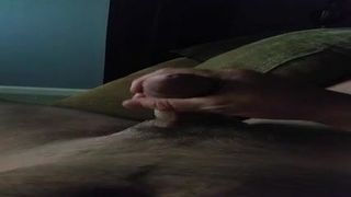 Stroking my cock