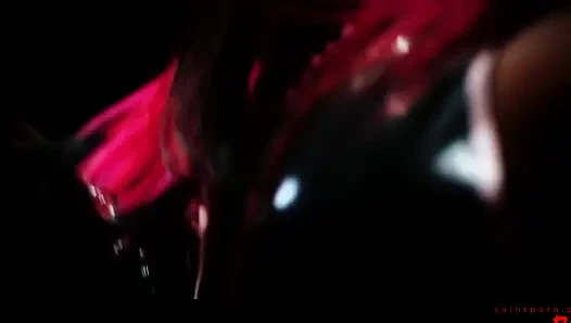 Megan Coxxe ve Holly D kauçuğun zevklerini yaşıyor
