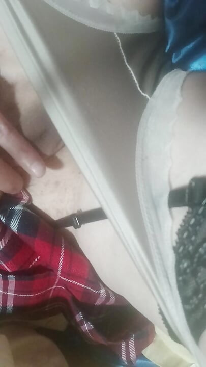 Panties boy playing