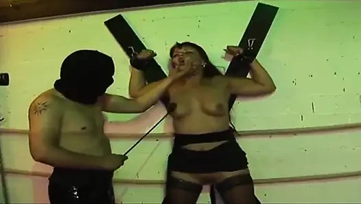 Bound MILF Clamped and Dripping in Intense Fetish Session
