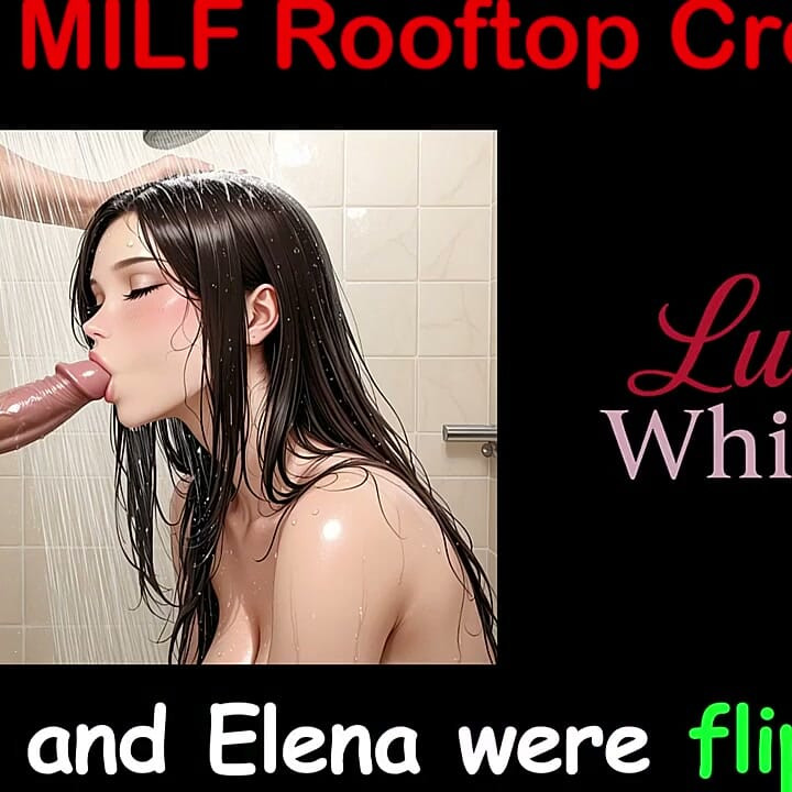 BBW & MILF Rooftop Creampies - English Sex Story