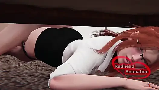 Step Mom Stuck and Fucked Under the Bed