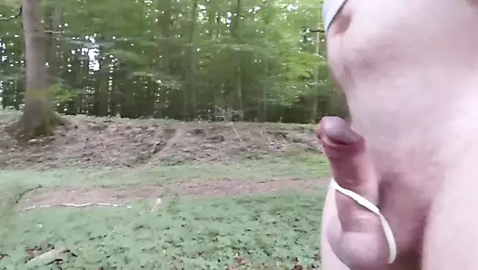 Nacktwandern und Cumshot