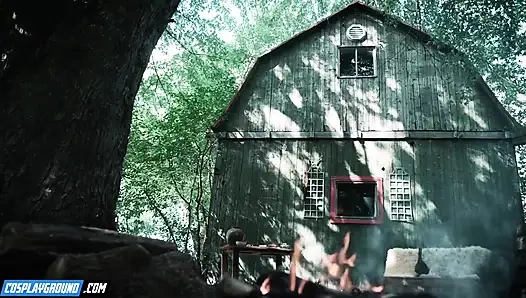 Хлоя Amour принимает длинный член Геральта, пока он не заполнит ее киску спермой - порно ведьмака, косплей пародия