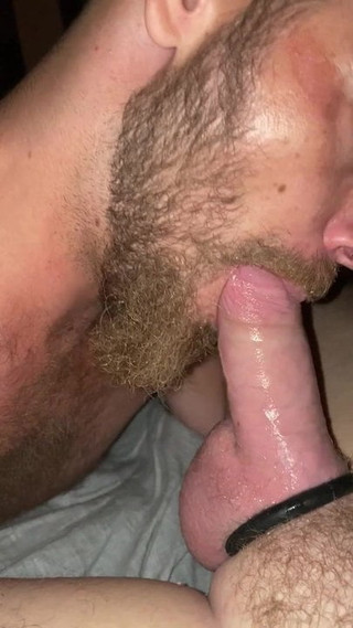 Sucking a nice cock for a few hours