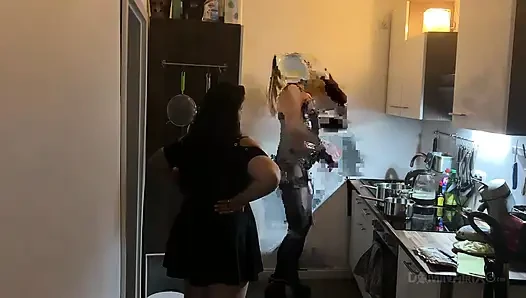 Kitchen Fetish Squirting Madness - Mature Sluts Drenched Everywhere