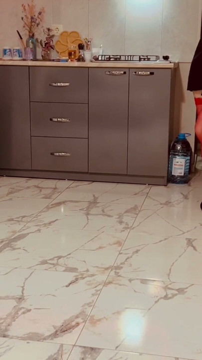 My stepmom in red stockings turned me on and allowed me to stick my into her. I finished right on her spiu and red panties. | Clip 1