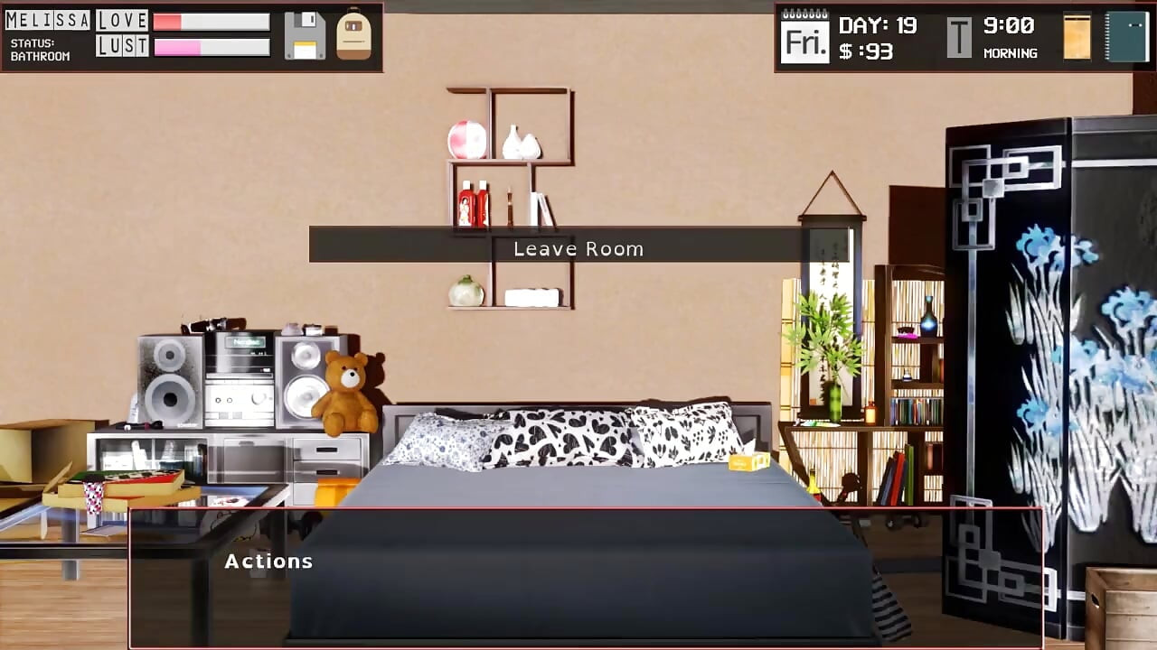ความสุขไม่จํากัด v0.2.8 ตอน 14 ครูฟิตเนสแก้ผ้าโดย Loveskysan69