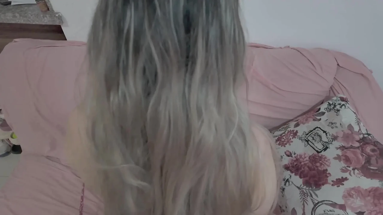 The Blonde Can't Stand It And Calls Me To Fuck Her Hard While Her Parents Leave Her Alone For The Weekend