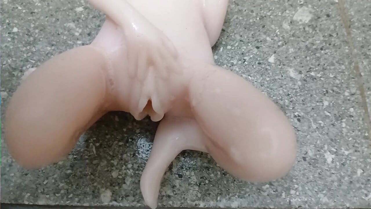 Smashing my sex doll's narrow
