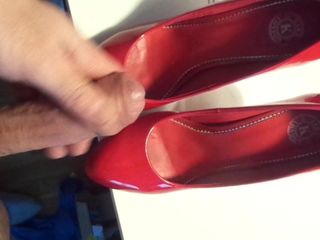 my new red heels