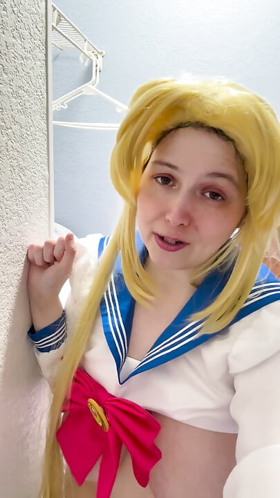 Sailor Moon Masturbation before Halloween