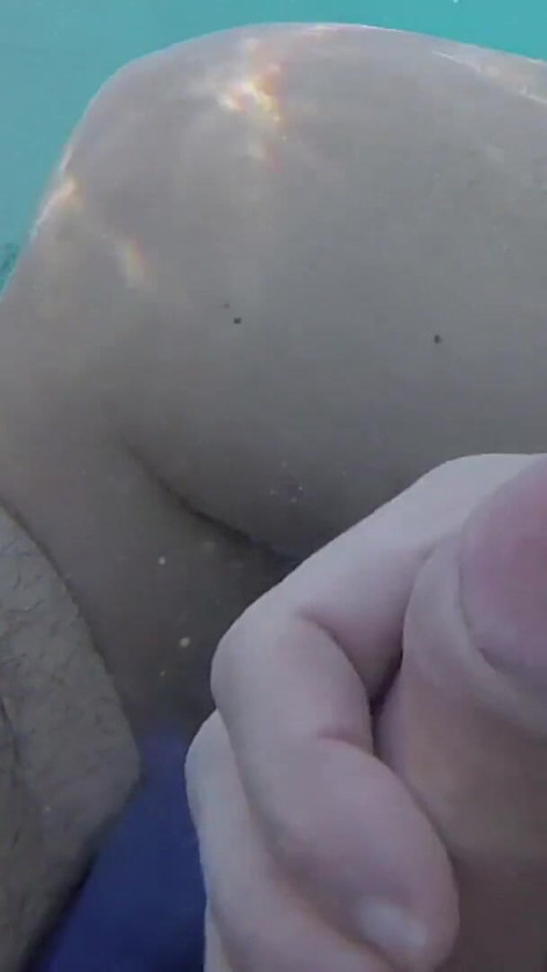 FLASHING my COCK in front of my STEPDAUGHTER in a PUBLIC POOL and she HELPS me MASTURBATE in front of everyone - REAL SEX RISKY | Clip 3