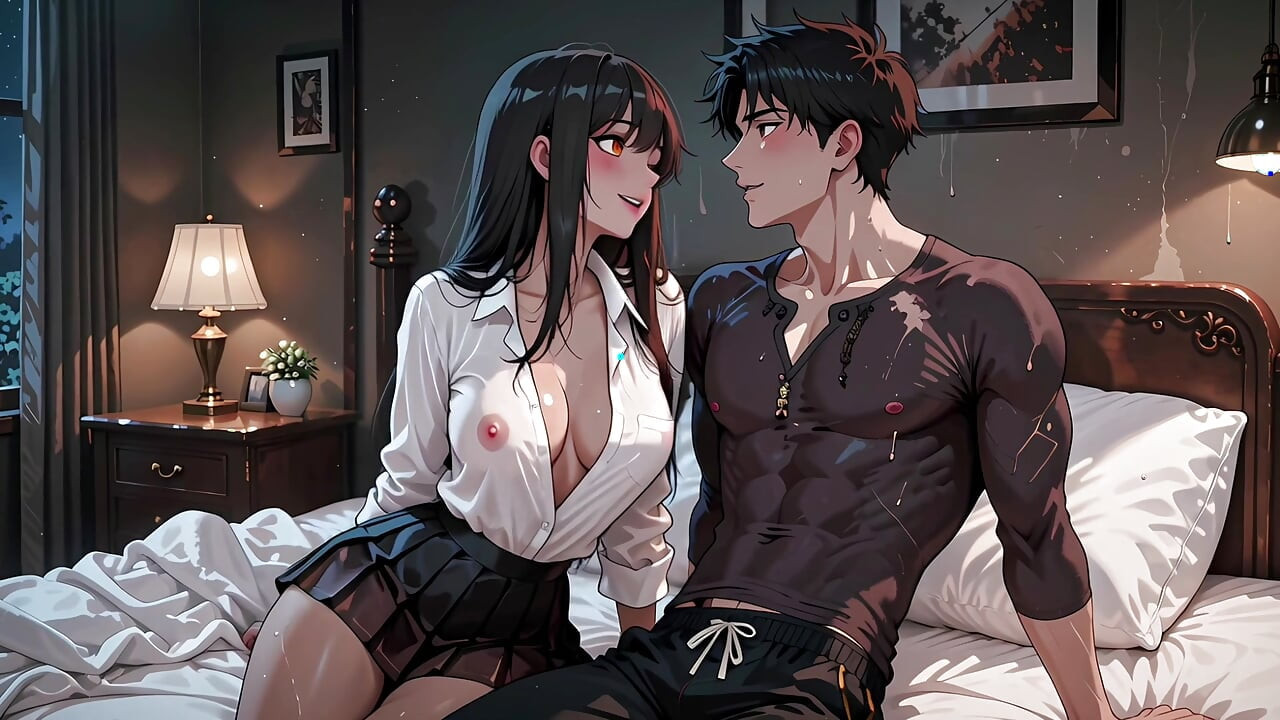 My big tits stepsister loves to be fucked after school- anime-ai porn