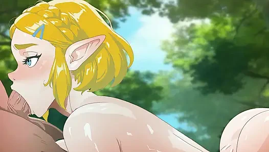 The Legend of Zelda. Link and Zelda Hentai Parody